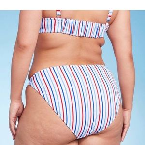 NWT Wild Fable Striped Bikini Size 1X